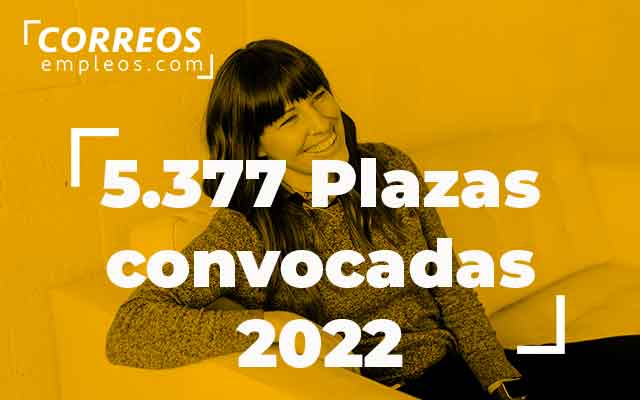 5.377 plazas para las próximas oposiciones de Correos de 2022