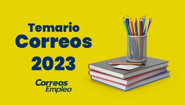 Temario Correos 2023